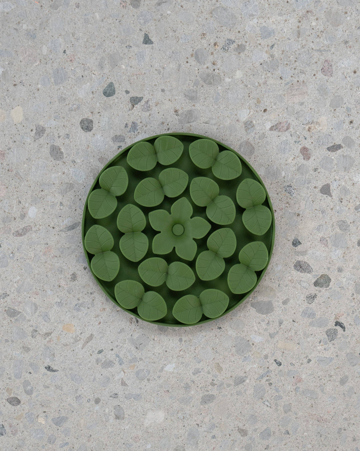 Tapis de reniflement en silicone vert armée