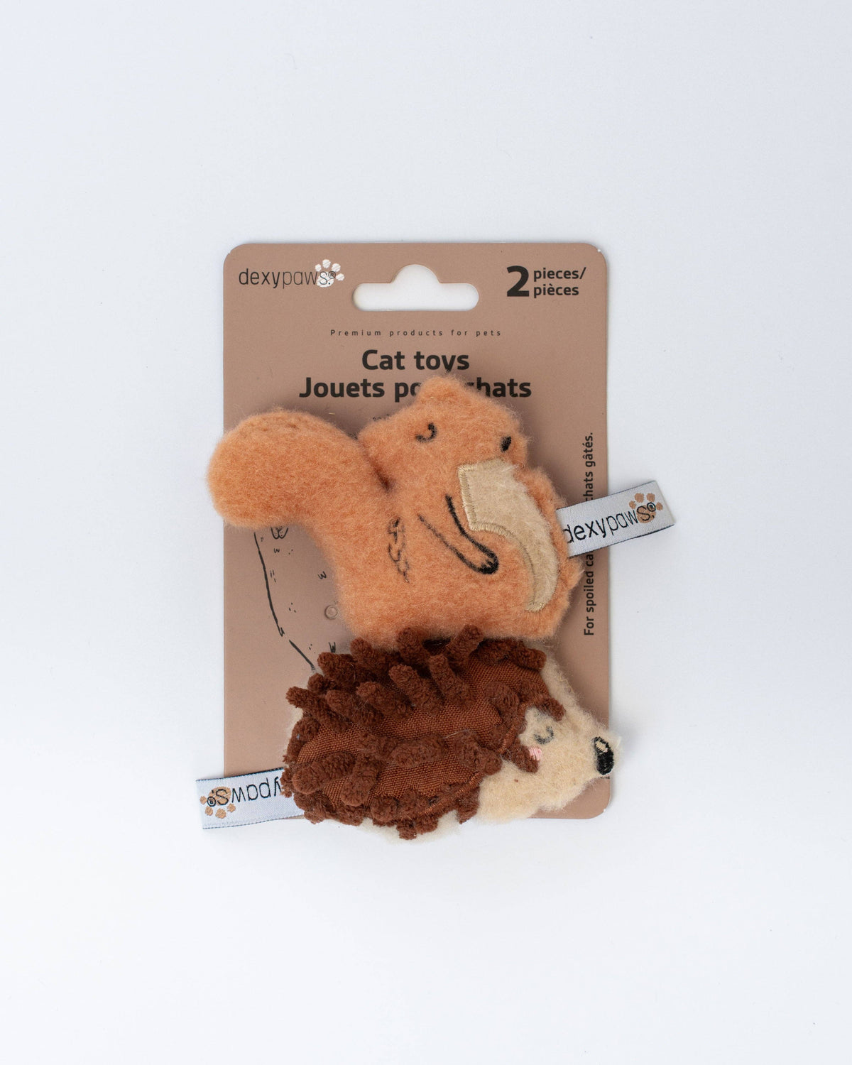 Woodland Buddies - Jouets pour chats avec herbe à chat