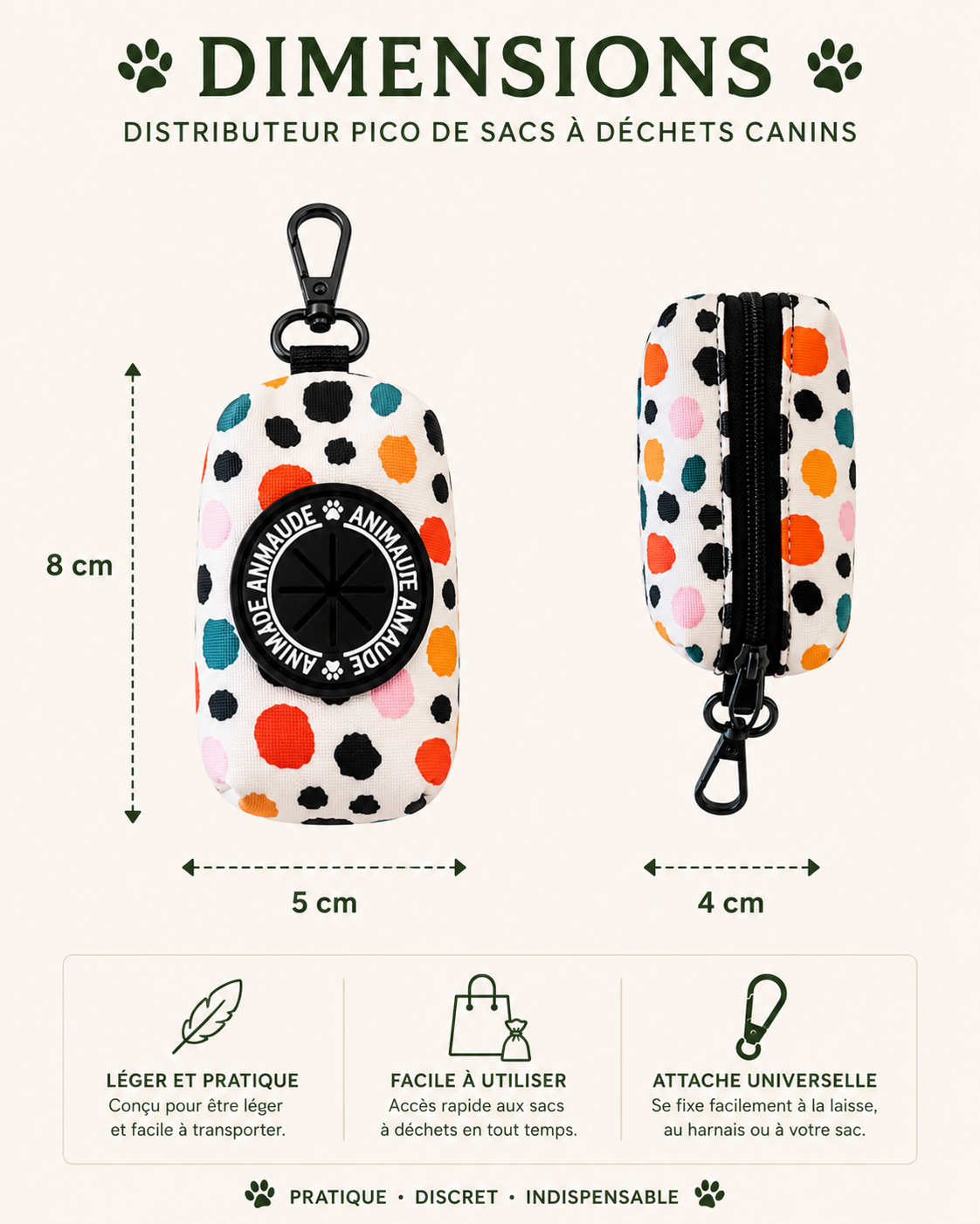 Distributeur Pico de sacs à déchets canins