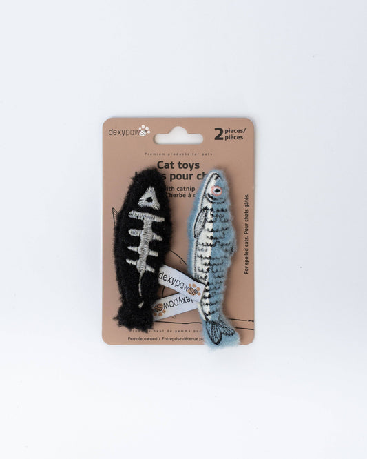 Fishie Friends - Jouets pour chats avec herbe à chat